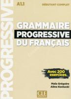 Grammaire Progressive du Francais (3e edition) Debutant complet Livre + Audio CD